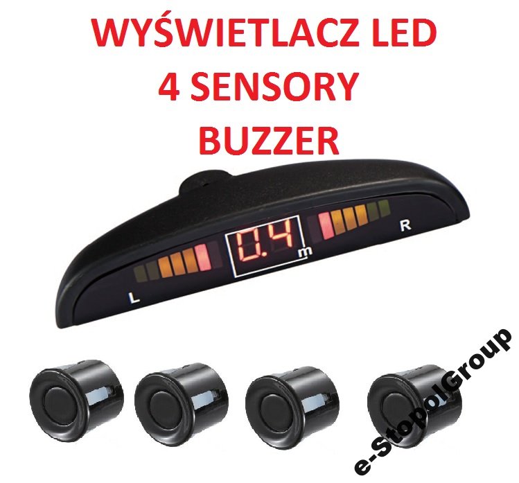 Czujniki Cofania Parkowania Led Buzzer Sensory Za Z Z Pruszk W