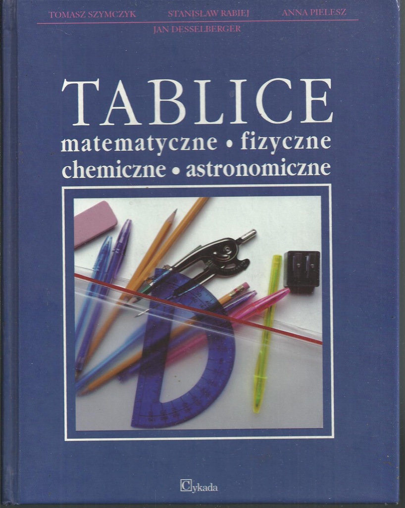 TABLICE MATEMATYCZNE FIZYCZNE CHEMICZNE ASTRONOM 7252490025