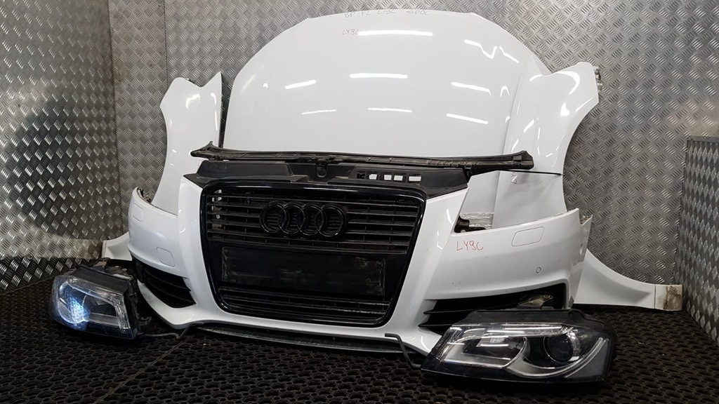 AUDI A3 8P LIFT MASKA ZDERZAK XENON LED LY9C 7373782514 Oficjalne