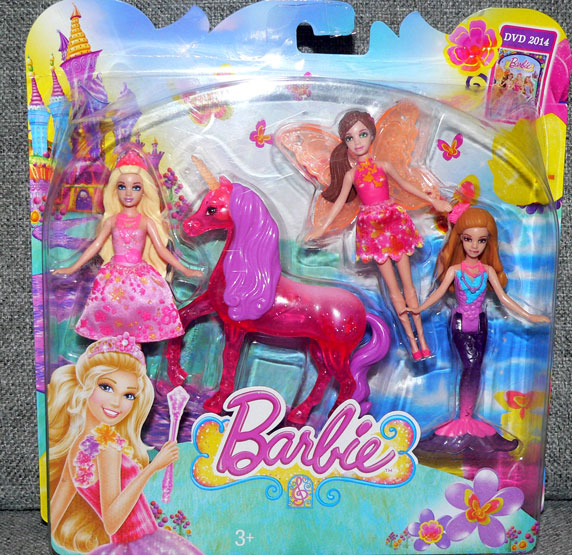 MATTEL BARBIE TAJEMNICZE DRZWI Wróżka SYRENA 4szt 7276562160