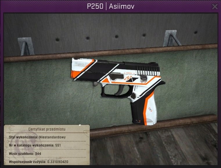 Cs Go P Asiimov Oficjalne Archiwum Allegro