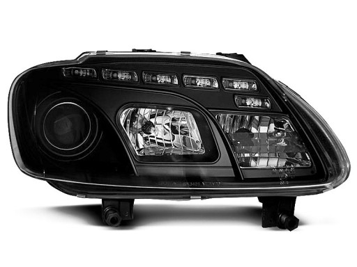 Lampy Prz D Vw Touran Black Led Diodowe Nowe Za Z Z