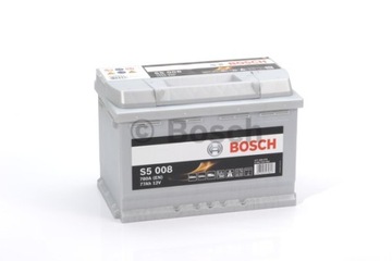 Аккумулятор BOSCH S5 12V 77ah 780a 008