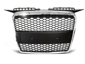 GRILL AUDI A3 8P 05-08R RS-TYPE CHROM BLACK