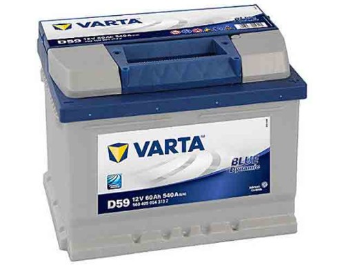 Акумуляторна батарея Varta BLUE D59 60ah 540A - 1