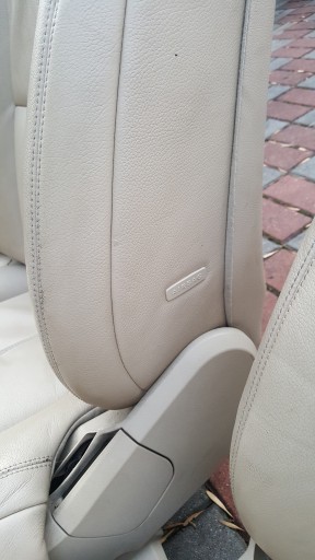 Сидіння передня подушка безпеки правий Mercedes S W221 Європа OE кремова шкіра - 9