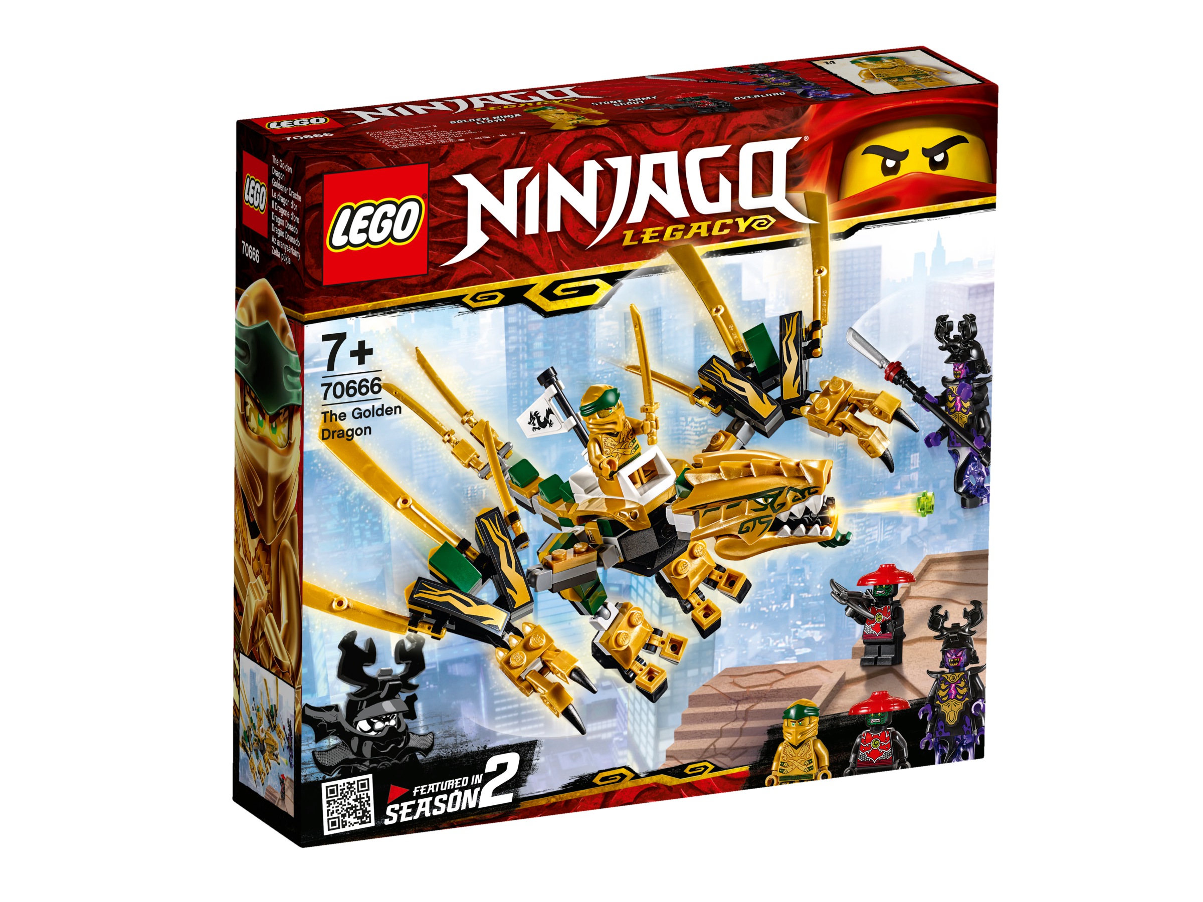 Lego 70666 Ninjago Zlatý Drak