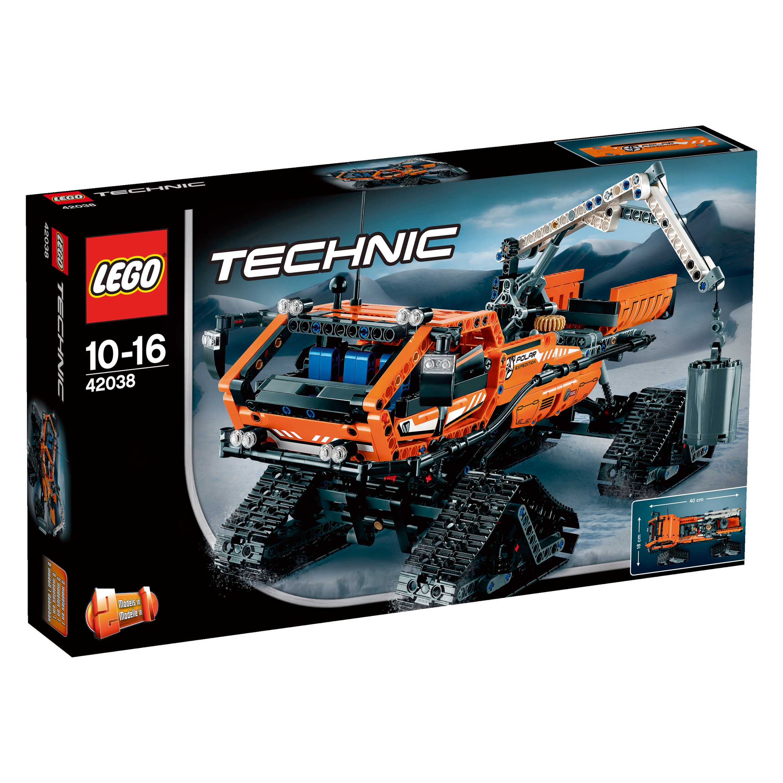 Klocki Lego Technic Zestaw Łazik Arktyczny 42038