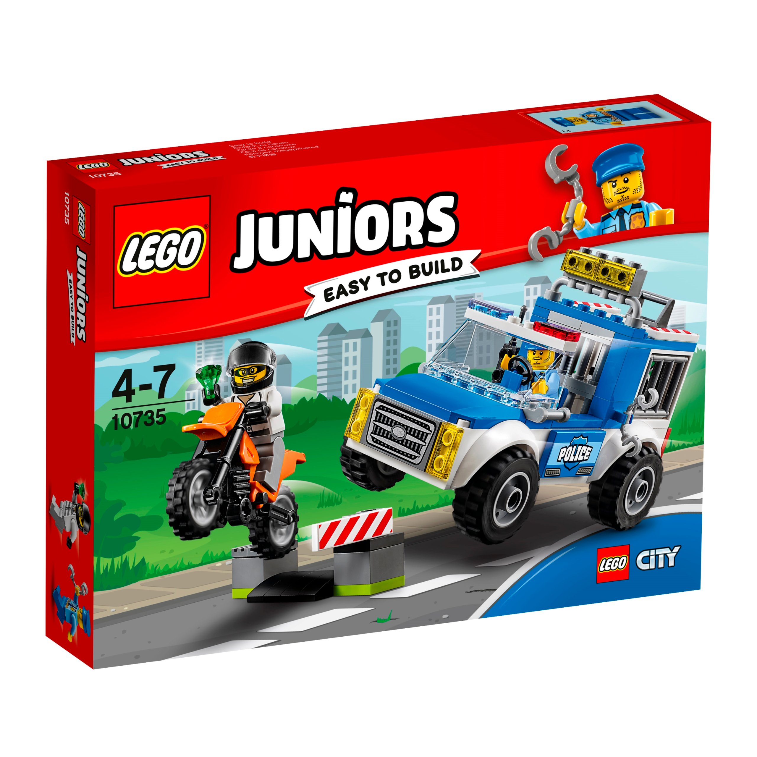Lego Juniors 10735 Honička s policejní dodávkou