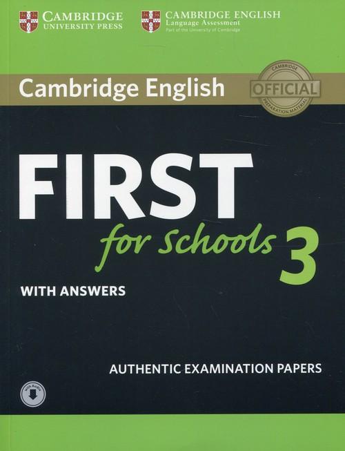 

Cambridge English First for Schools 3 with answers