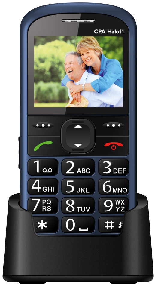 Mobilný telefón CPA Halo 11 Pro Senior 32 MB modrý
