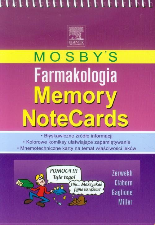 

Mosby's Farmakologia Memory NoteCards Claborn Jo C