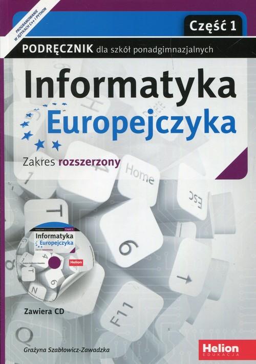 

Informatyka Europejczyka Podręcznik 1 Zakres rozsz