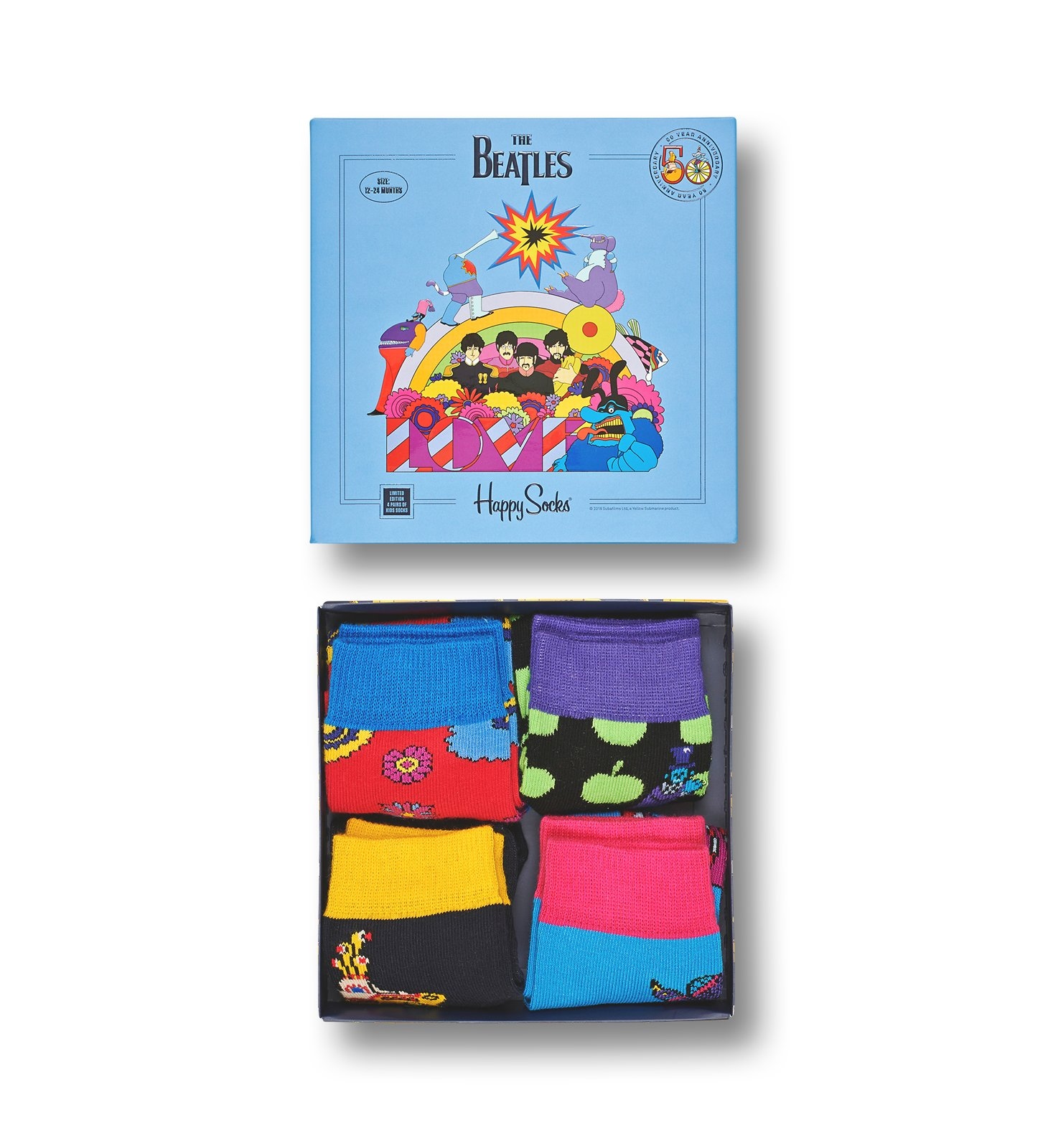 

Skarpetki dziecięce Happy Socks XKBEA09-6500 12m+