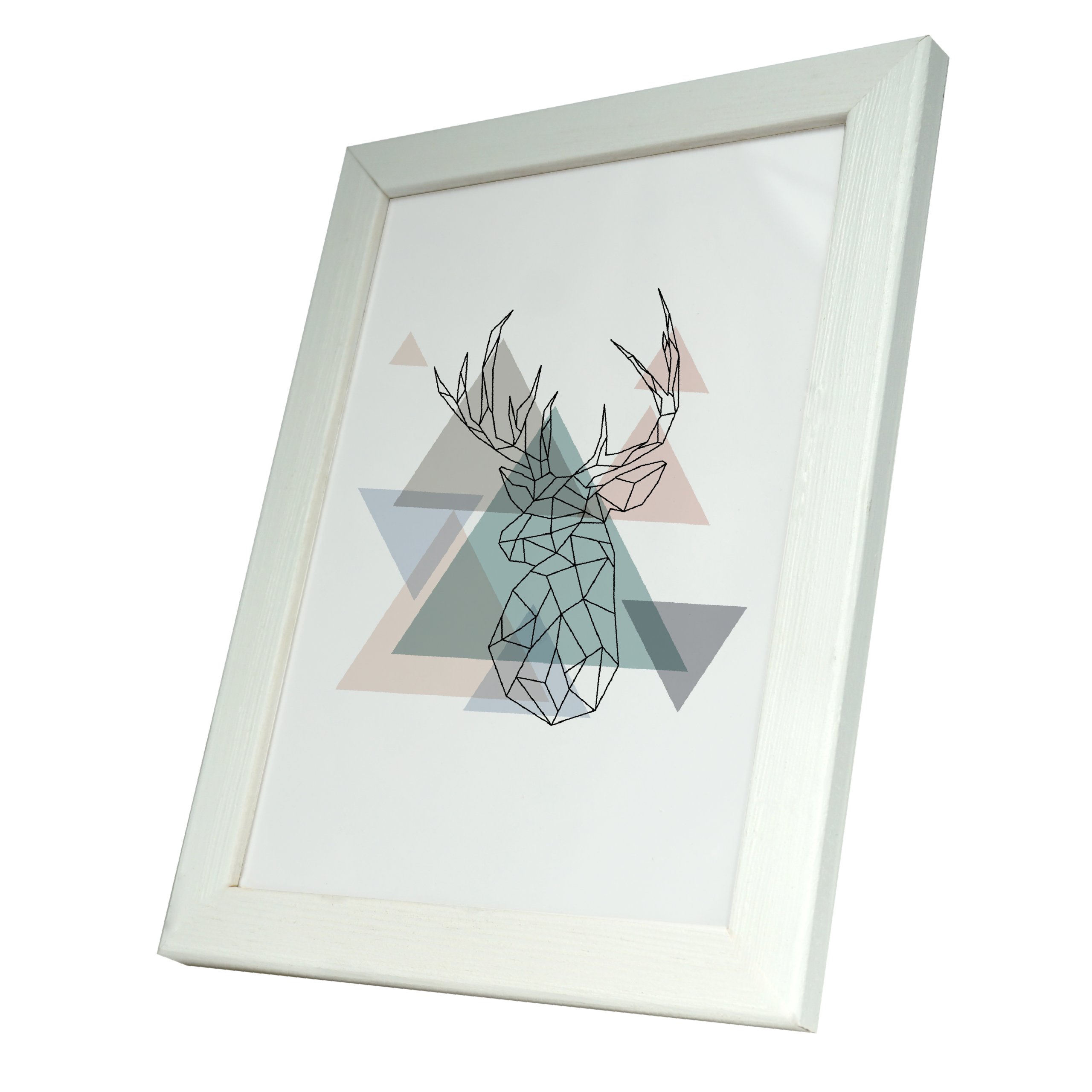 

Foto ramka zdjęcie ramki 21x29,7 A4 Biała Drewno