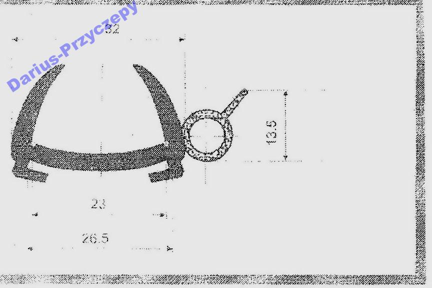 USZCZELKA OKNA NADKUCHENNEGO DO PRZYCZEP NIEWIADÓW Marka Stomil