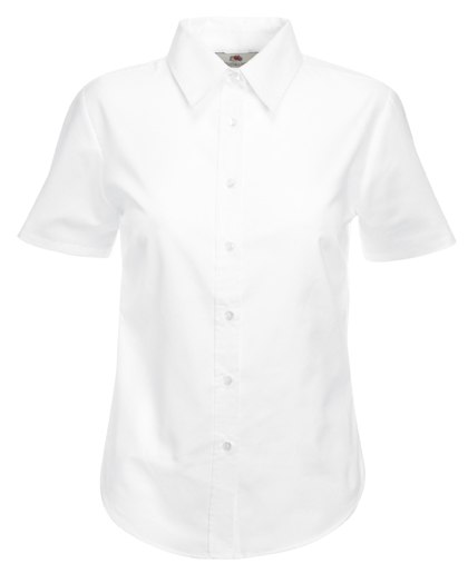 

Ladies Oxford Short Sleeve Shirt White XL