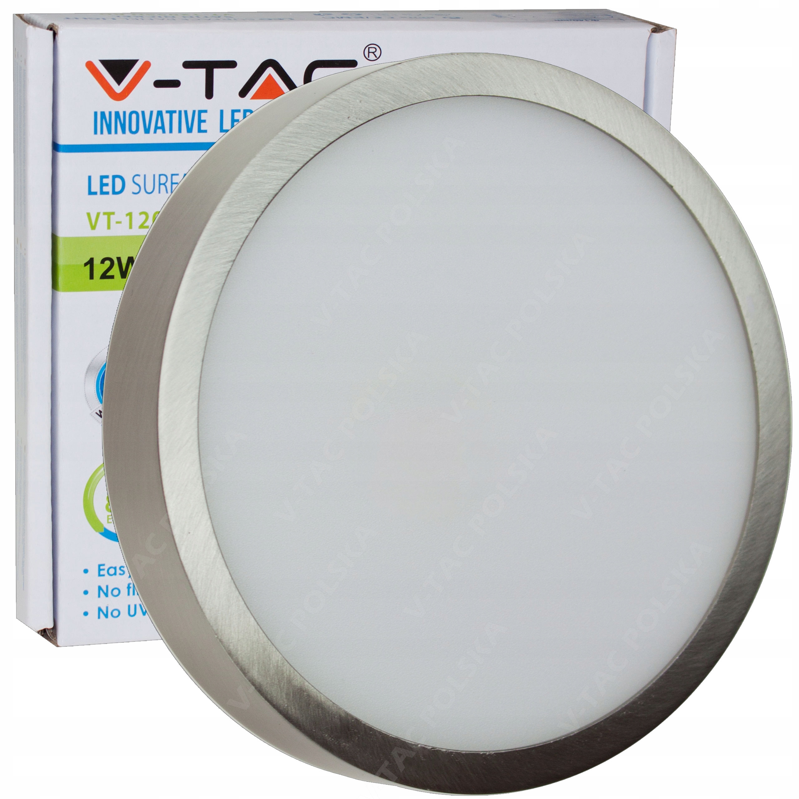 

Okręgły plafon Led 6W 9cm lampa sufitowa panel