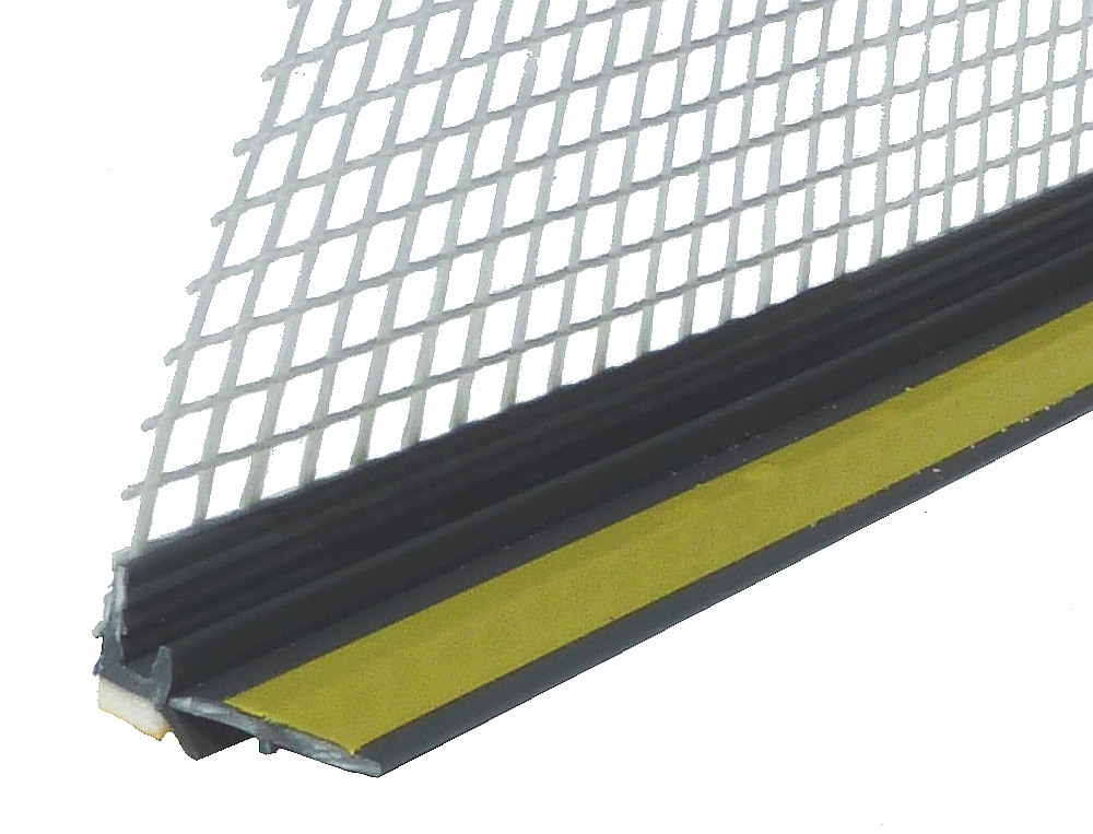 Strover профиль оконный примыкающий 6мм 2,4м (40шт). Профиль примыкающий с армированной сеткой. Профиль примыкающий с армированной сеткой. Профиль примыкающий с армирующей сеткой 2,4 м, 6 мм, тп. Сеткой 2,4м.