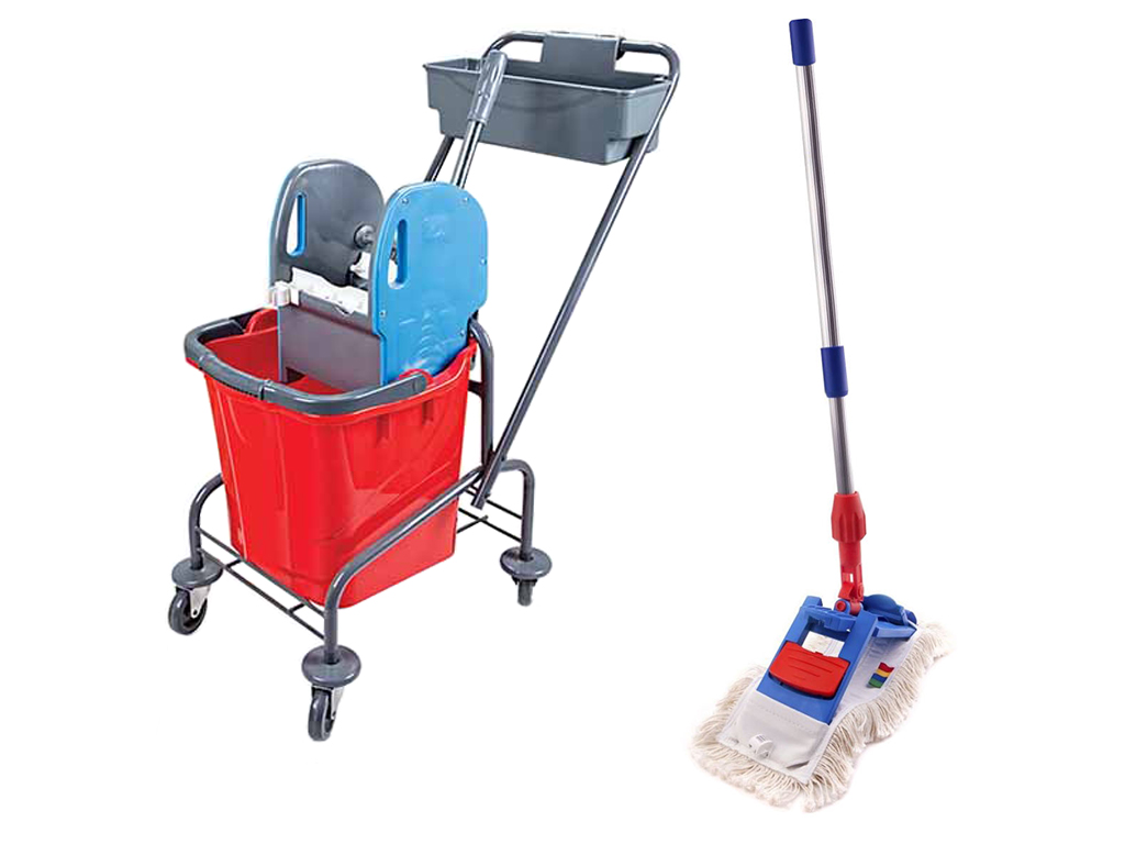 

Zestaw do sprzątania Wózek Sprzątający 23L +mop