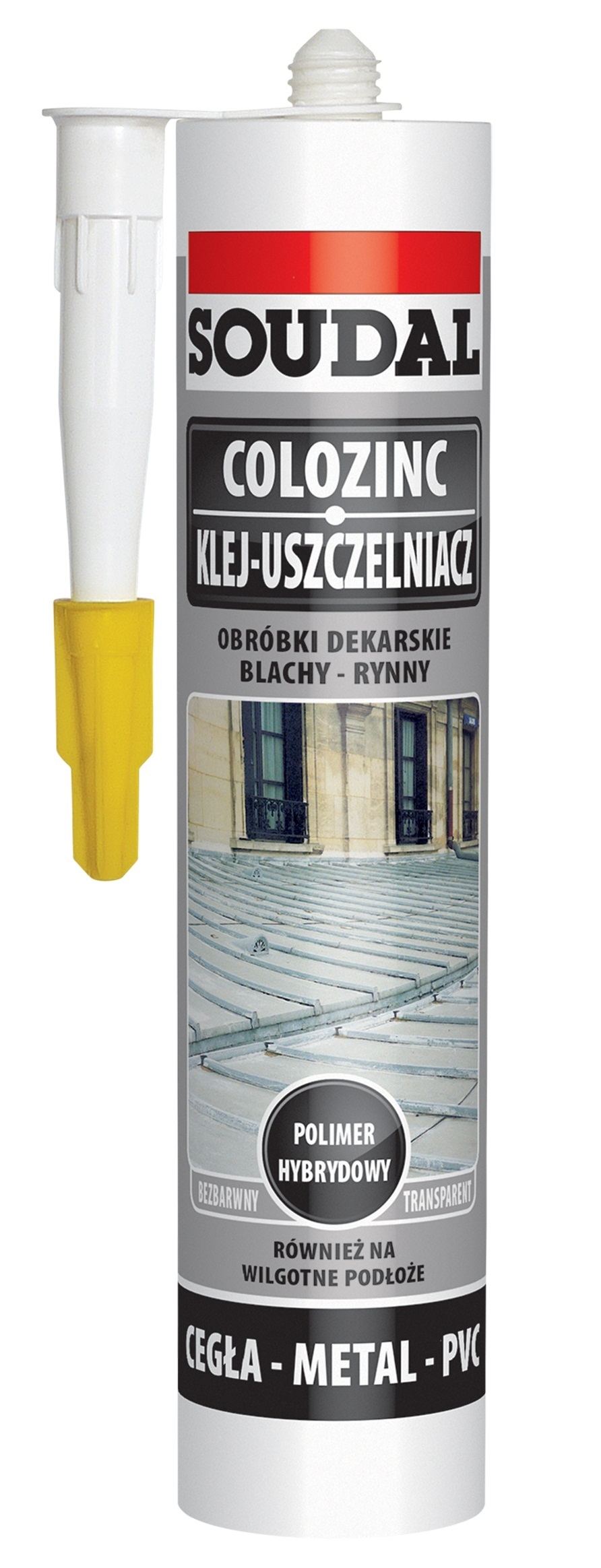 

Soudal Colozinc 290 ml Klej do blach Bezbarwny