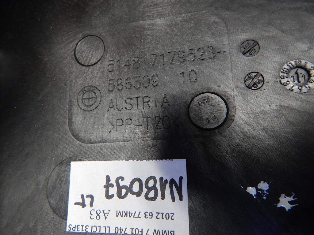 BMW 7 F01 740 IZOLACJA DRZWI LEWY TYL 7179523 Car type Passenger cars