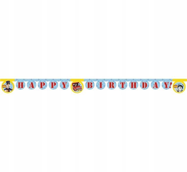 Banner Postman Pat - Happy Birthday Urodziny Waga produktu z opakowaniem jednostkowym 0.05 kg