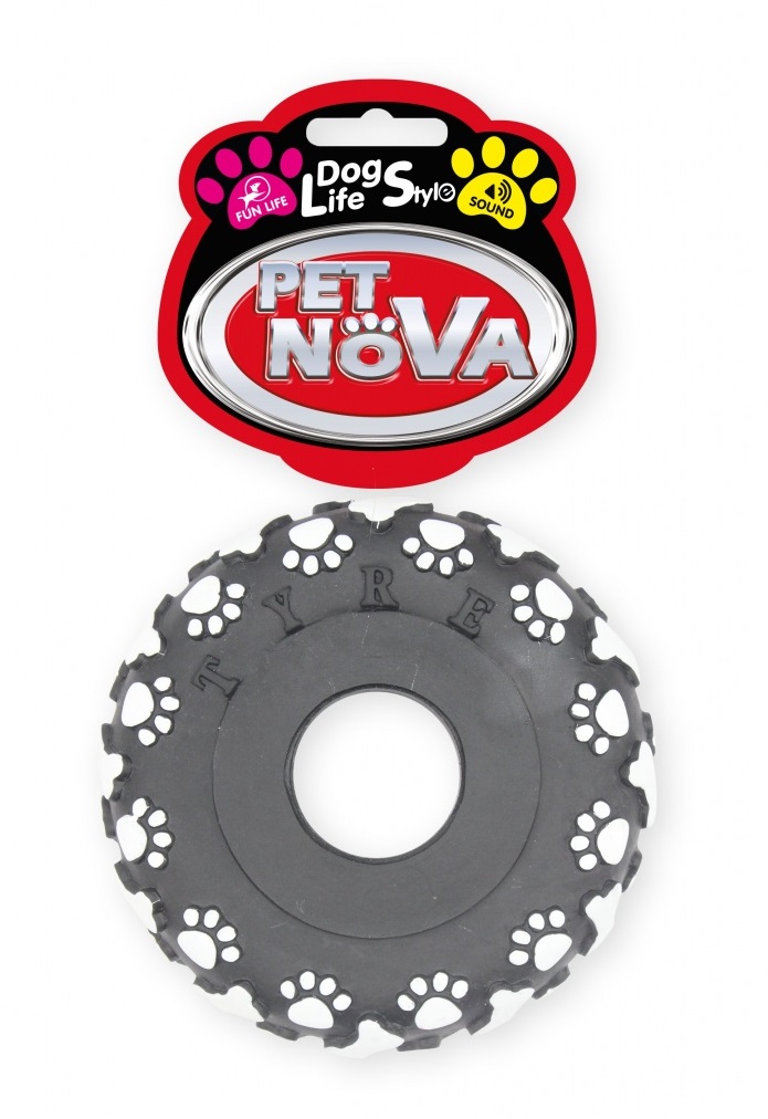 

Pet Nova zabawka winylowa piszcząca Opona 11cm
