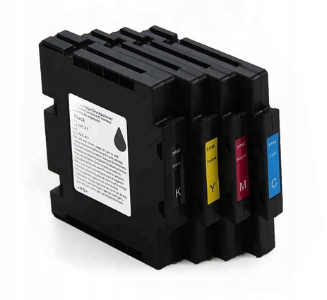 4x Komplet Inkoustů Pro Ricoh Sg 3110SFNw 3120BSFN