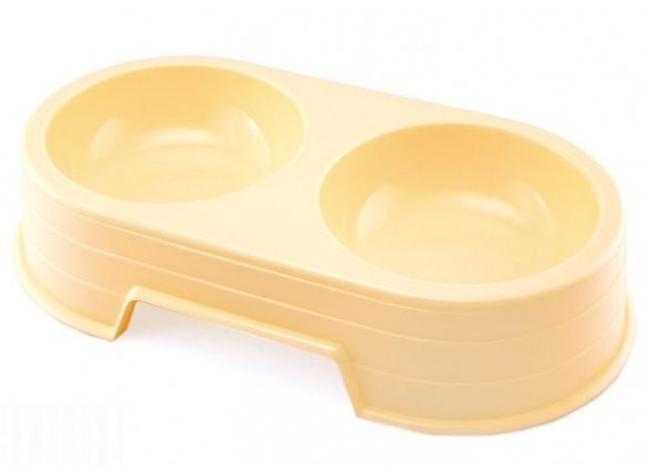 

Miska podwójna dla psa plastikowa Sum Plast 0,6L