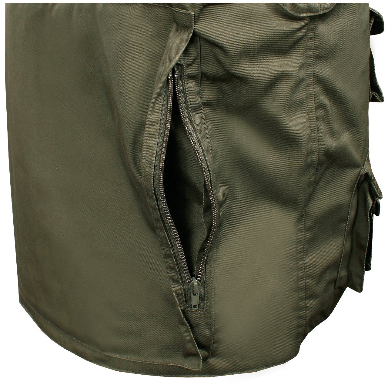 KAMIZELKA WĘDKARSKA MYŚLIWSKA BEZRĘKAWNIK OLIV XXL EAN (GTIN) 4046872109577