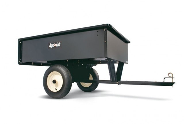 przyczepka stalowa do traktorka 340kg Mtd mocna traktora Cub Cadet Wolf