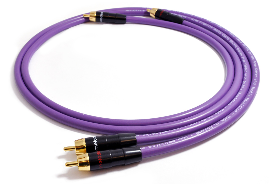 

Kabel Cinch 2 Rca - 2 Rca Melodika MD2R20 2m