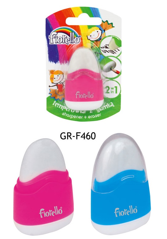 Temperówka z gumką GR-F460 Rodzaj manualna z pojemnikiem