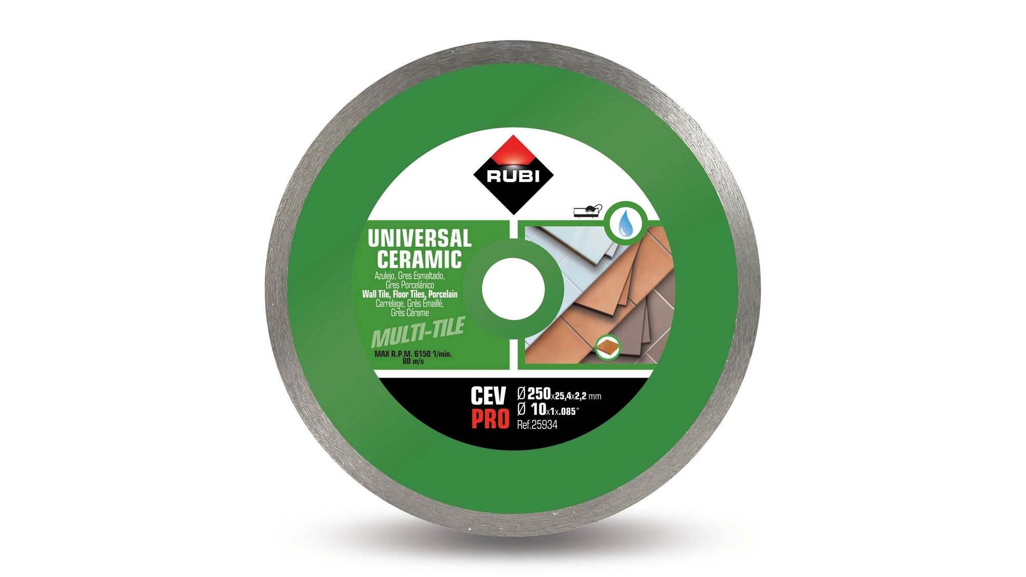 

Tarcza diament.do płytek ścien. Cev 250 Pro
