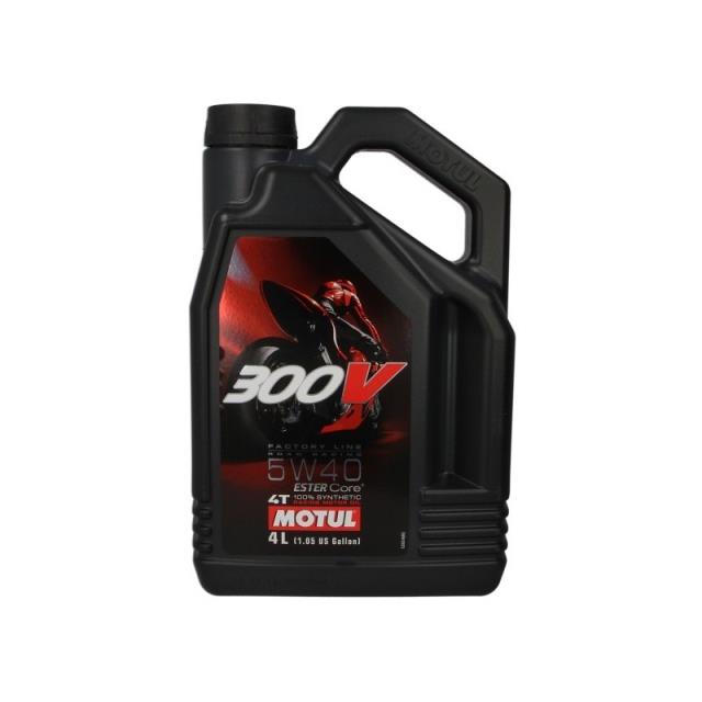 4L Olej silnikowy MOTUL 300 V 4T FACTORY LINE 5W40