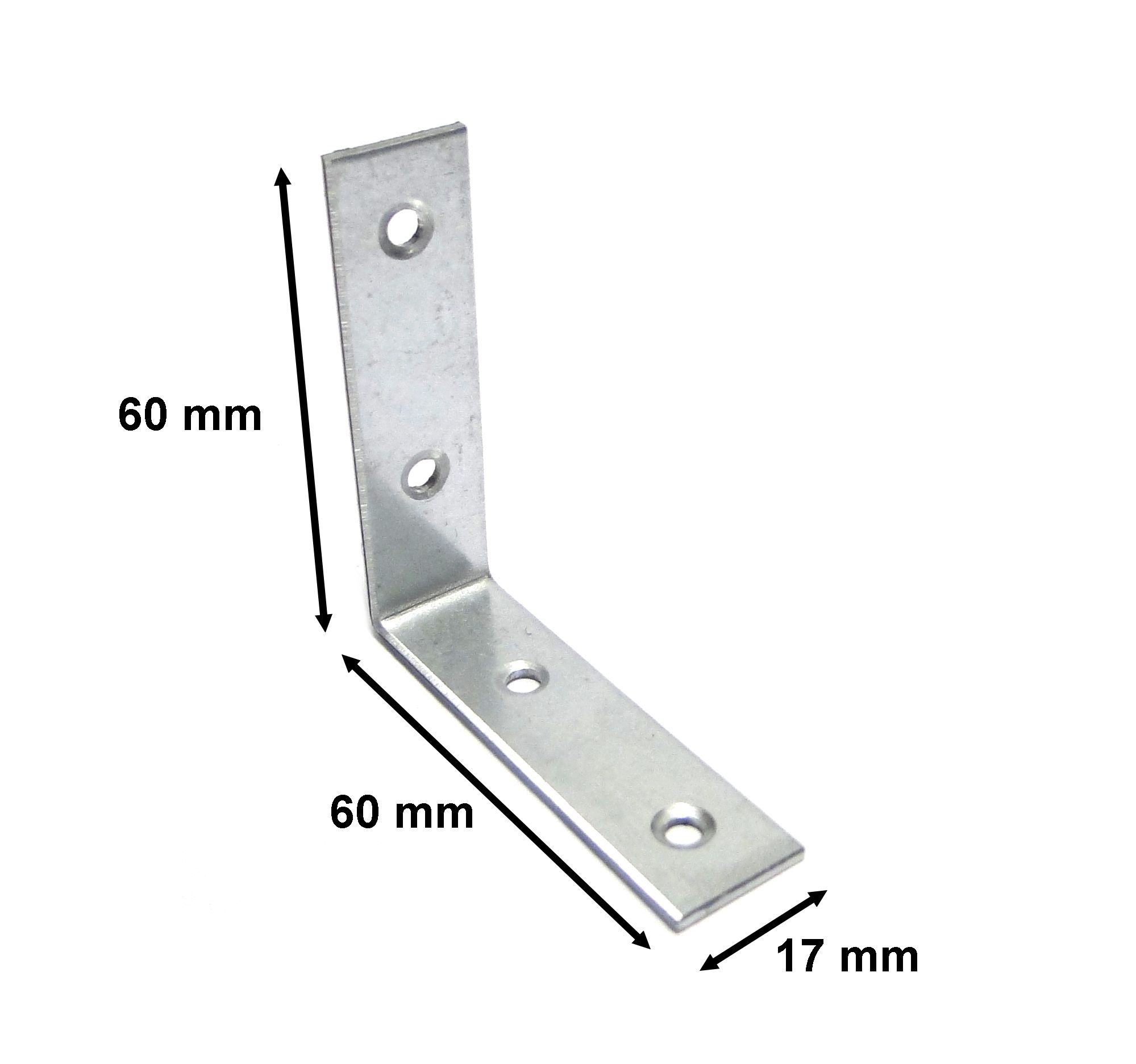 

Kątownik Montażowy Łącznik 60x60x17 kpl 10 sztuk