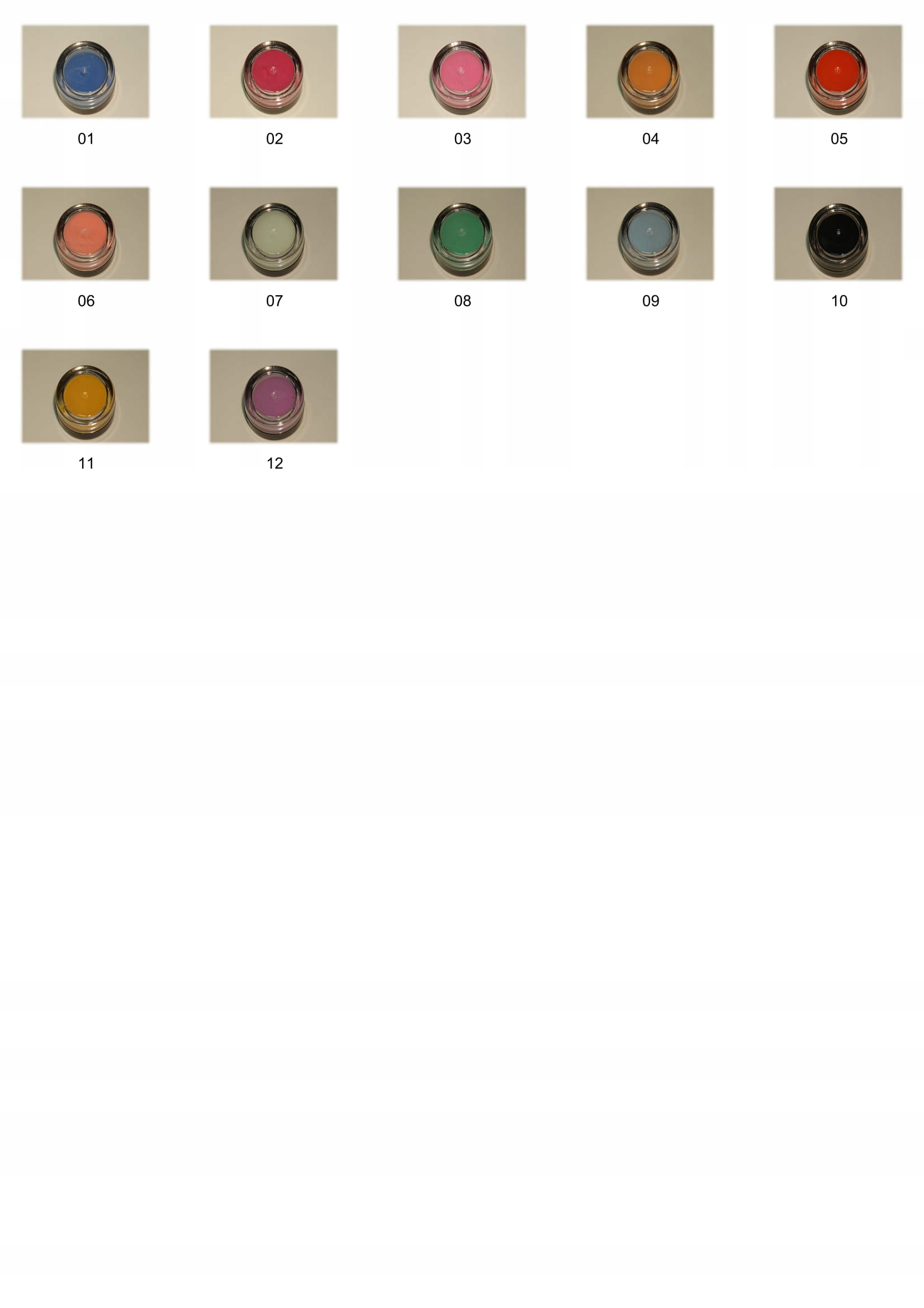 SEA - ACRYL kolorowy proszek akrylowy 09 Rodzaj proszek akrylowy