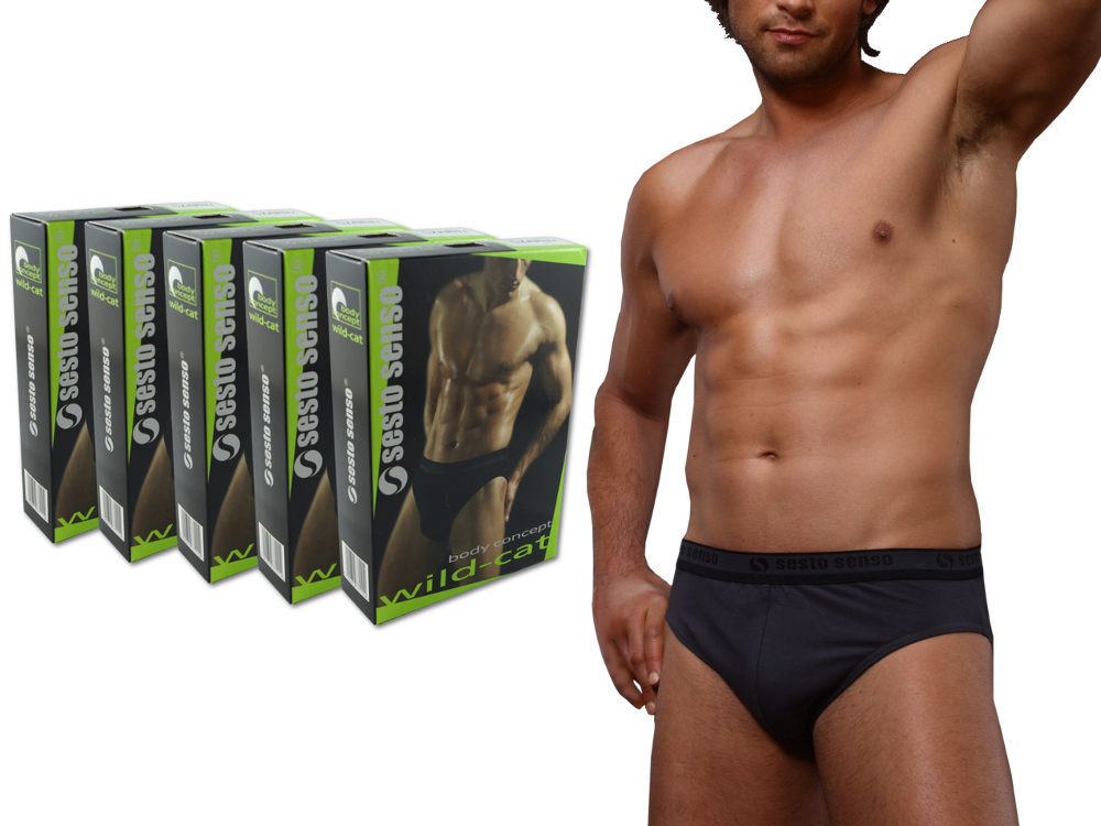 

Sesto Senso wildcat 5szt. Slipy Męskie kolory - XL