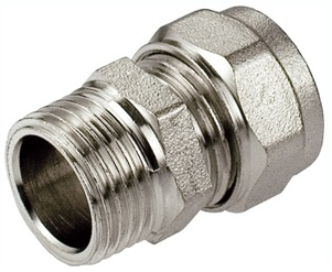 ZŁĄCZKA PEX NYPEL 16x3/4" GZ PEX/AL/PEX MOCNA