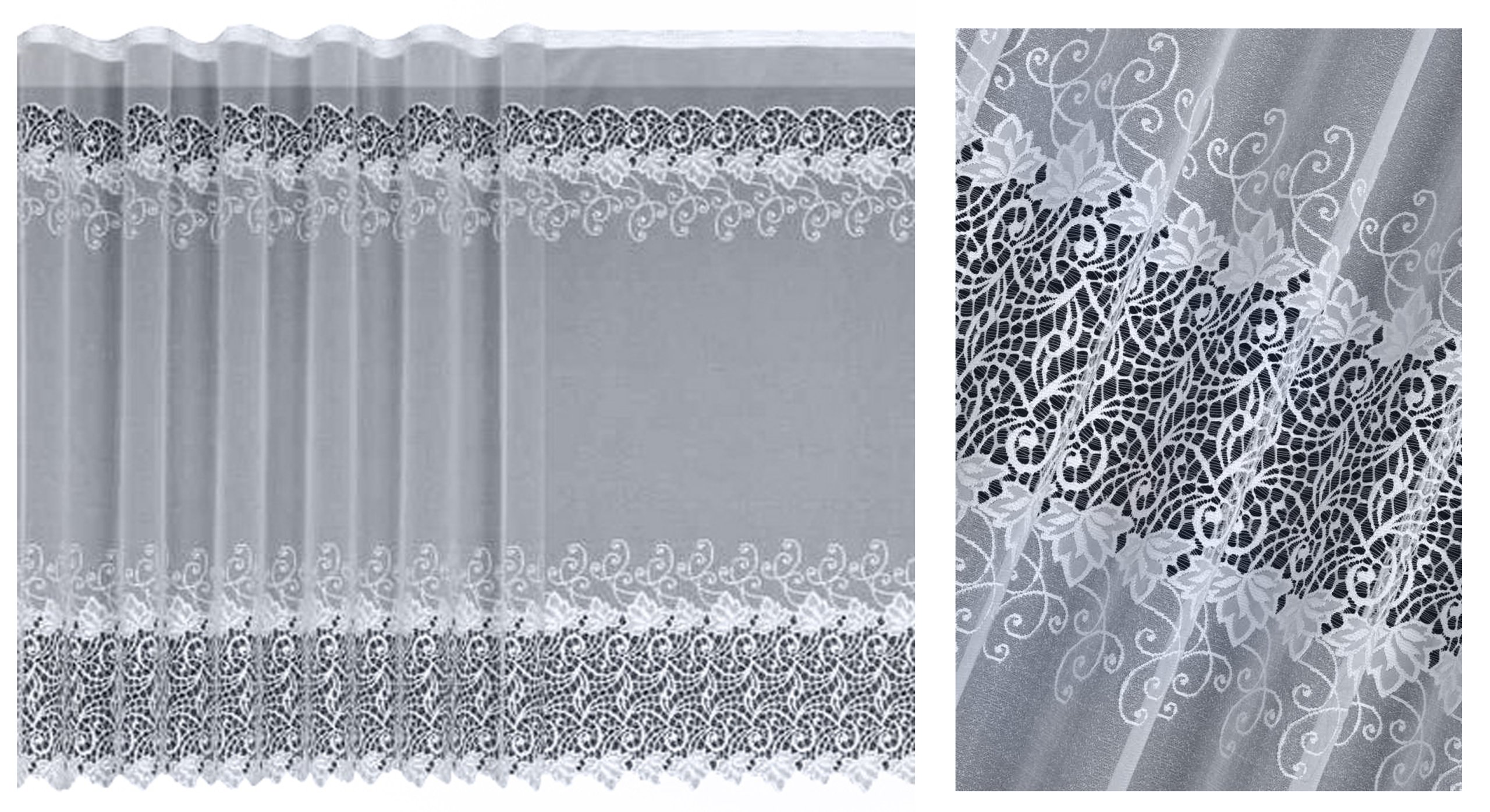 

Firanka nitka gipura 170 cm elegancka Haft