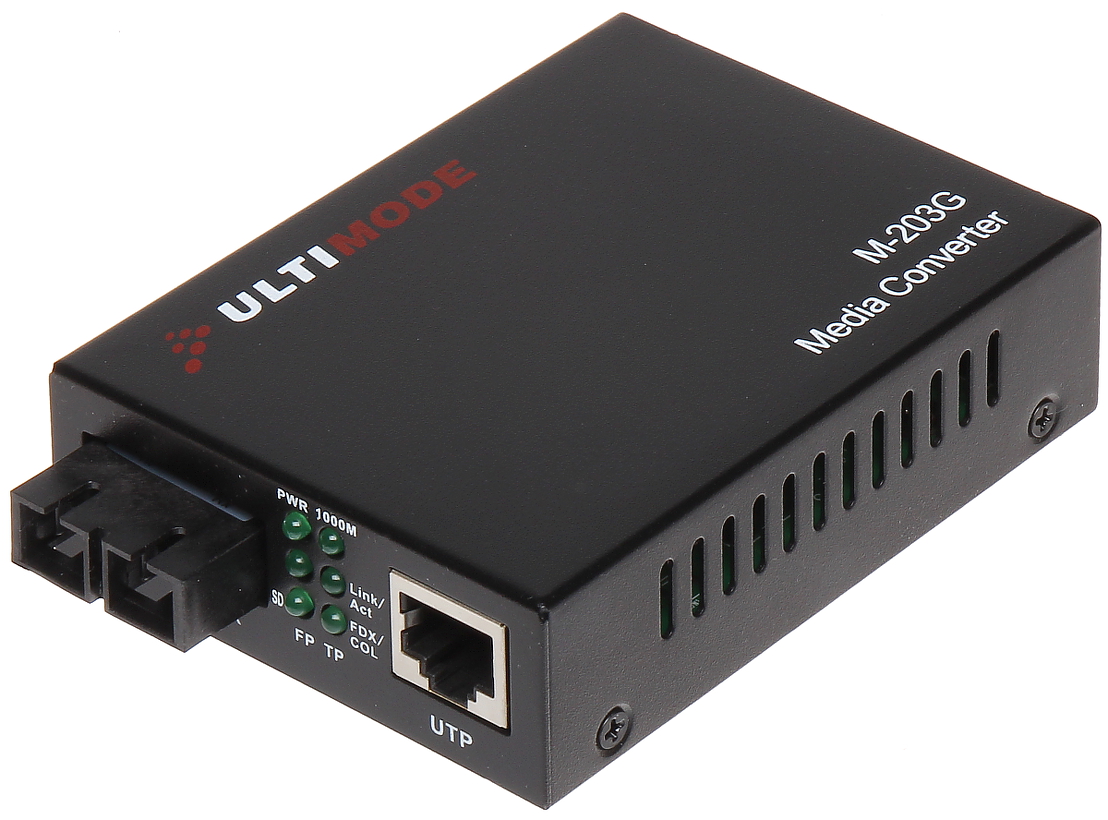 Media Jednovidový Konvertor M-203G Ultimode