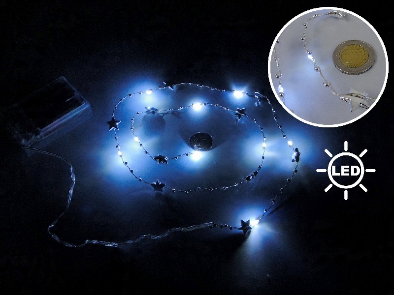 

Lampki Led Gwiazdki Na Drucie drut kabel świecący