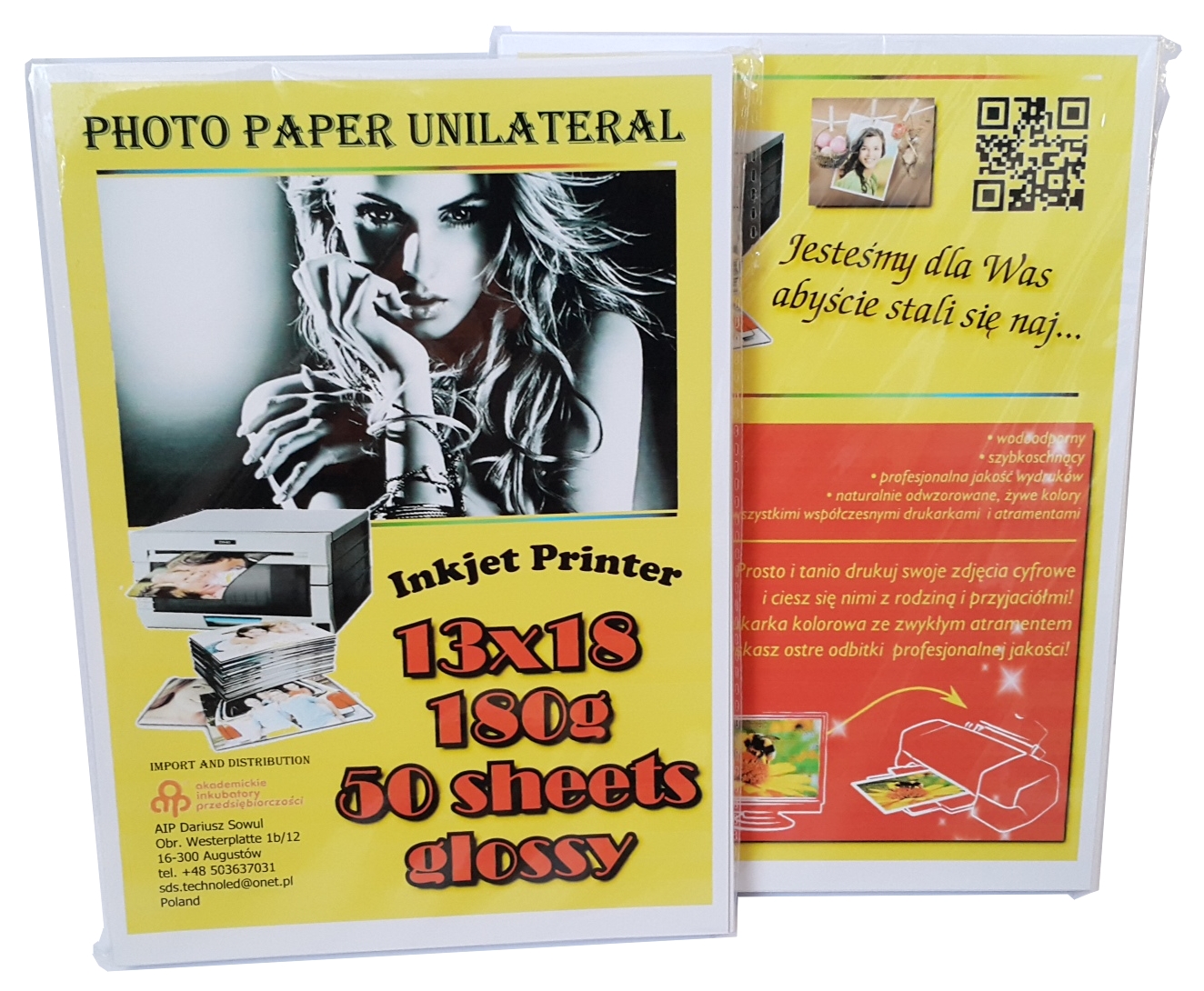 

Papier Foto Fotograficzny 13x18 180g Błysk 50ark.