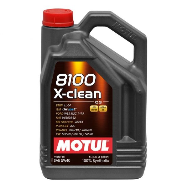 

Olej Motul 8100 X-clean C3 5W40 5L