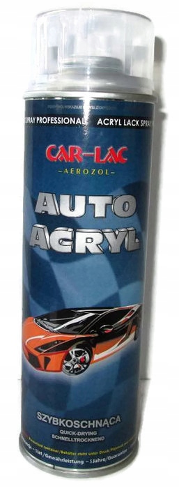 

Car Lac Bezbarwny Akryl Farba Lakier Spray 500ML