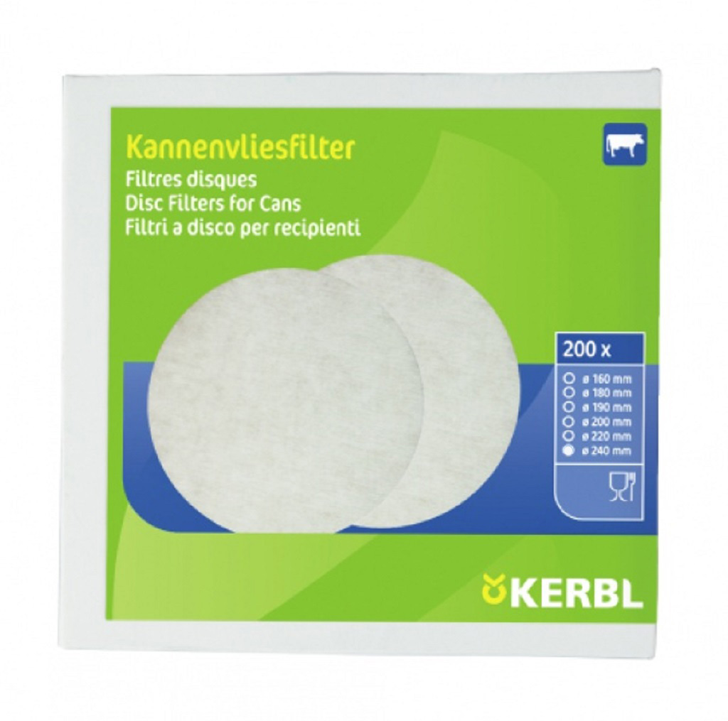 

Filtr krążkowy śr.240 do oczyszczania mleka 200szt