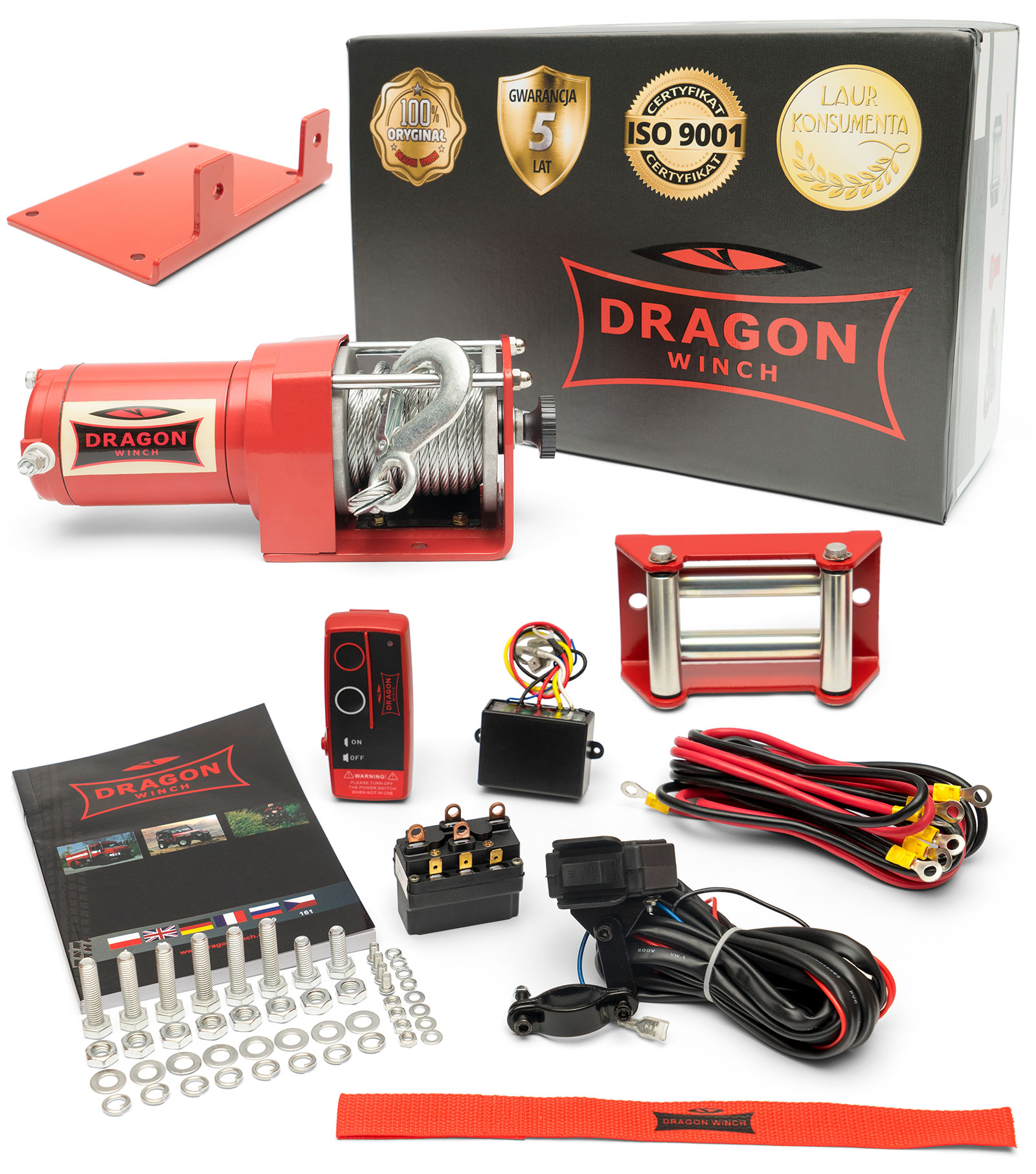 WCIAGARKA ELEKTRYCZNA 12V DRAGON WYCIAGARKA do2 2T Producent code DWM 2500ST