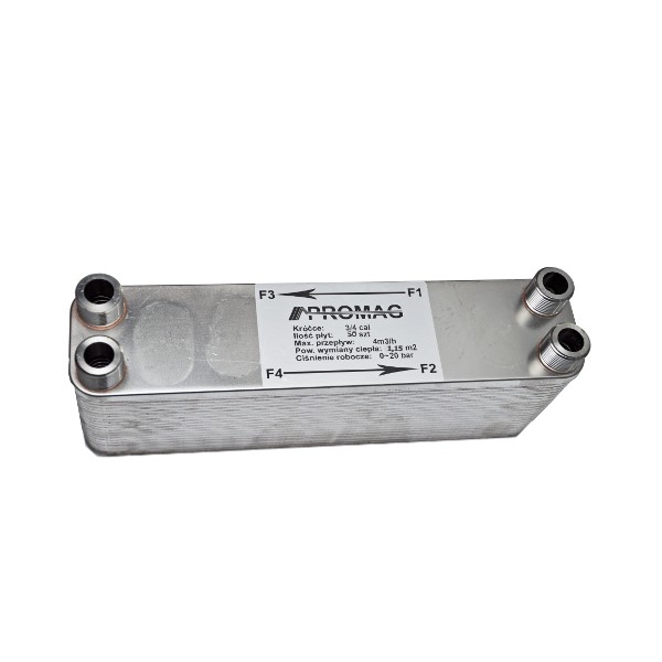 

Wymiennik Ciepła 50 Płytowy 55kW 3/4'' Producent