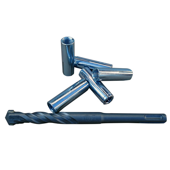 KOŁKI DO BETONU 50SZT, KOTWIENIE, WIERTNICA+GRATIS